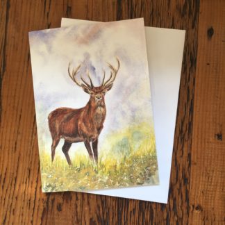 Exmoor Hart - Greetings Card