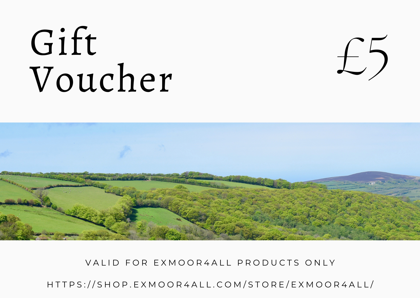 Exmoor4all Gift Card - Image 2