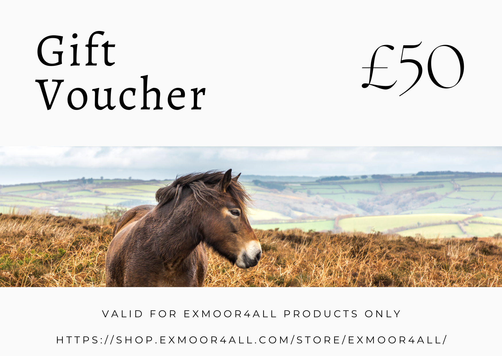 Exmoor4all Gift Card